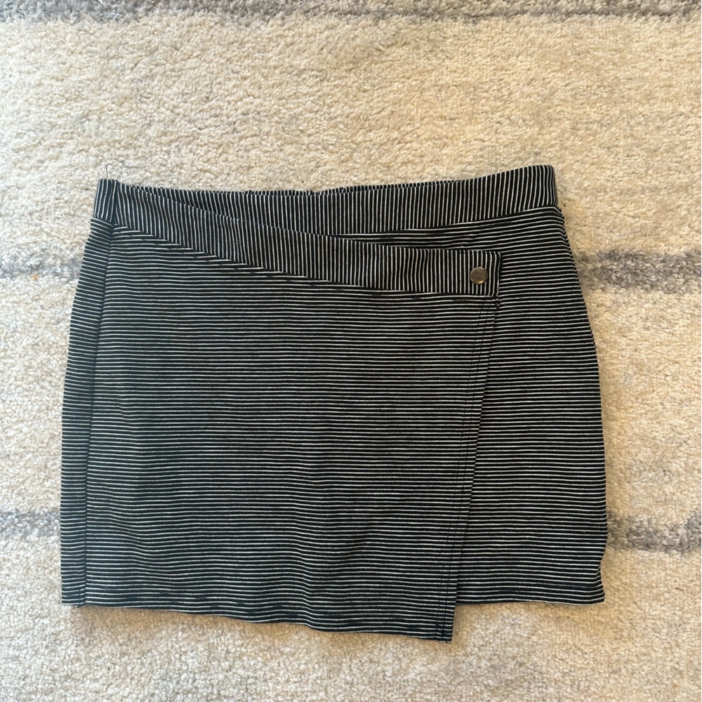 american eagle striped mini skirt